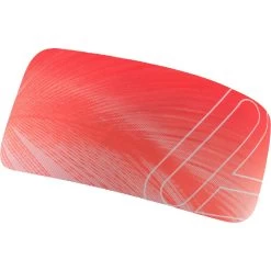 Loeffler Elastic Open Cut Headband Unisex Poppy Red
