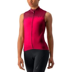 Castelli Velocissima Cycling Jersey Women Persian Red