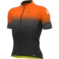ALE Gradient Cycling Jersey Men Fluo Orange