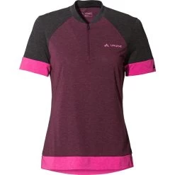 VAUDE Altissimo Q-Zip Shirt Bike Tricot Women Cassis