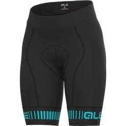 ALE Strada Cycling Shorts Women Black Turquoise