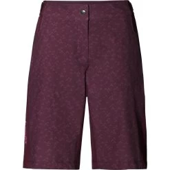 VAUDE Ledro Print Shorts Women Cassis