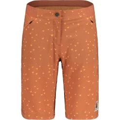 Maloja AnemonaM. Printed Shorts Women Rosewood Flying Hearts