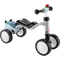 Puky Wutsch® Bundle Racoon Kids Balance Bike Light Grey Light Blue