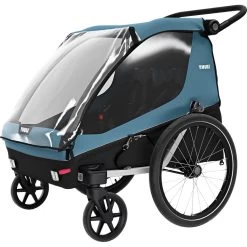 Thule Courier 3 In 1 Bike Trailer Aegean Blue 2023 -Cycling Craze 30401255518C Thule Courier 2 Sitzer Aegean Blue 2022