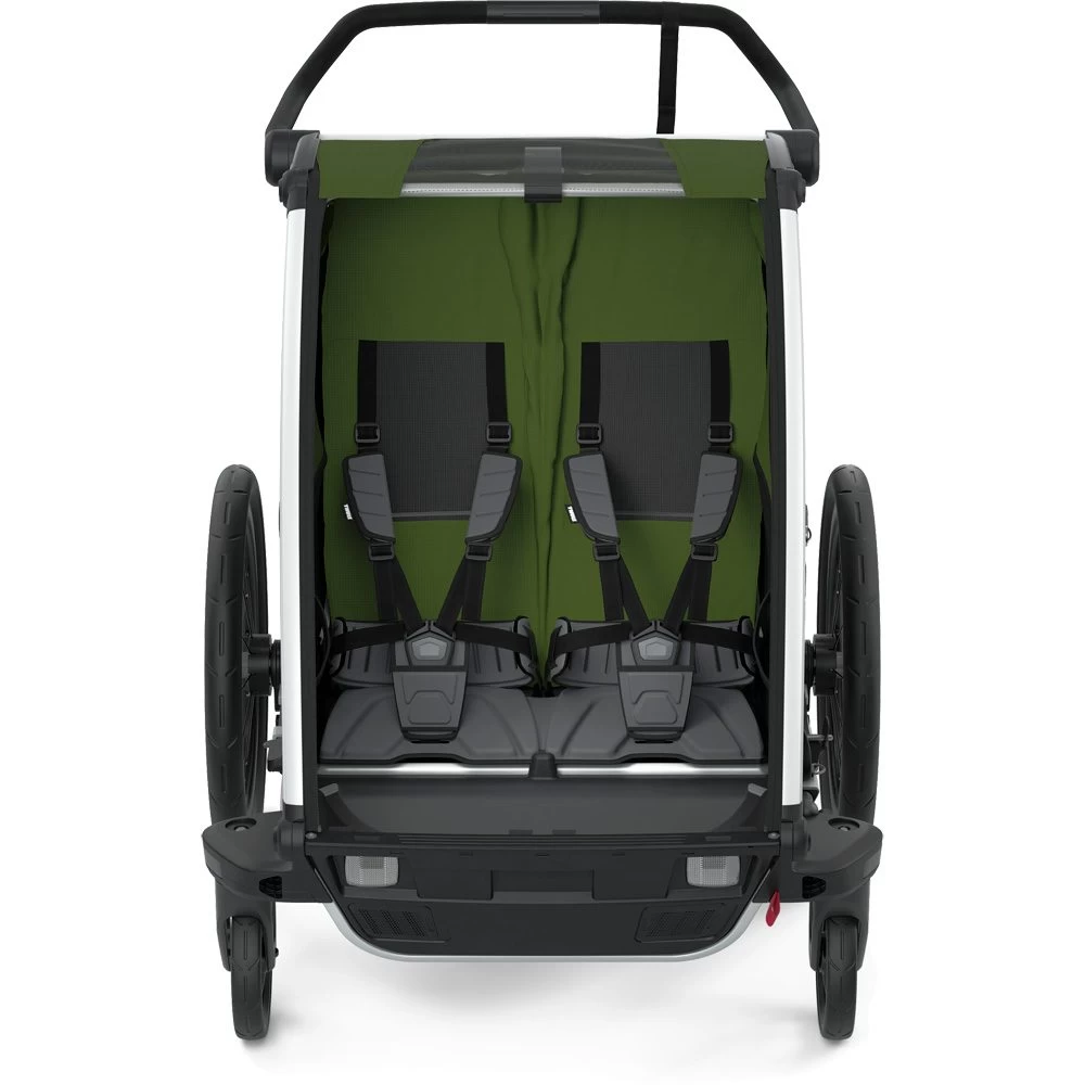 Thule Chariot Cab 2 Bike Trailer 2 Seats Cypress Green 2022 3 Thule Chariot Cab 2 Bike Trailer 2 Seats Cypress Green 2022 - Image 3