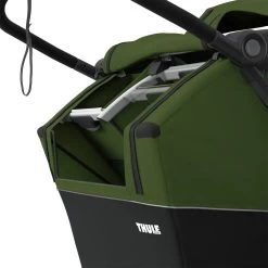 Thule Chariot Cab 2 Bike Trailer 2 Seats Cypress Green 2022 16 Thule Chariot Cab 2 Bike Trailer 2 Seats Cypress Green 2022 -Cycling Craze 30401255977H Thule Chariot Cab 2 CypressGreen