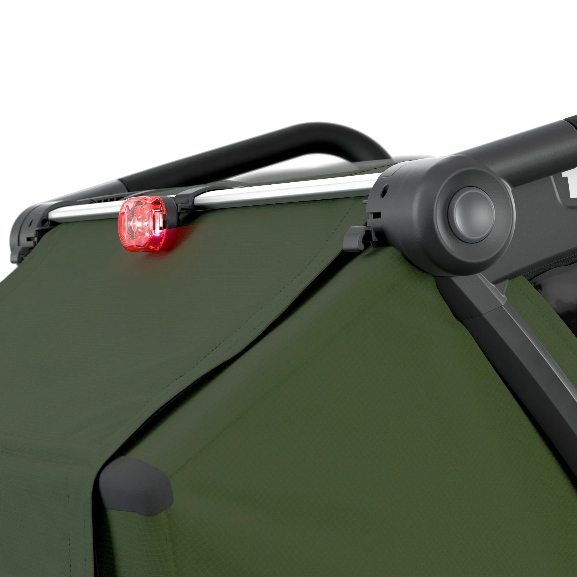 Thule Chariot Cab 2 Bike Trailer 2 Seats Cypress Green 2022 9 Thule Chariot Cab 2 Bike Trailer 2 Seats Cypress Green 2022 - Image 9