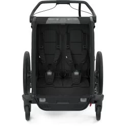 Thule Chariot Sport Bike Trailer 2 Seats Midnight Black 2023 -Cycling Craze 30401256086C Thule Chariot Sport2 Black