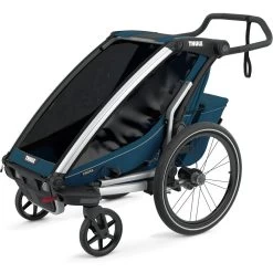 Thule Chariot Cross Bike Trailer1 Seat Majolica Blue 2023 8 Thule Chariot Cross Bike Trailer1 Seat Majolica Blue 2023 -Cycling Craze 30401258195D Thule Chariot Cross1 MajolicaBlue