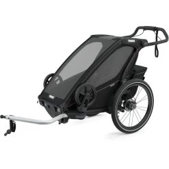 Thule Chariot Sport Bike Trailer 1 Seat Midnight Black 2023