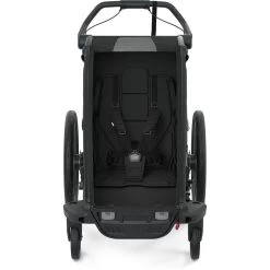 Thule Chariot Sport Bike Trailer 1 Seat Midnight Black 2023 -Cycling Craze 30401258976C Thule Chariot Sport1 Black on Black