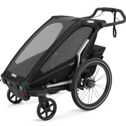 Thule Chariot Sport Bike Trailer 1 Seat Midnight Black 2023 -Cycling Craze 30401258976D Thule Chariot Sport1 Black on Black