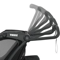 Thule Chariot Sport Bike Trailer 1 Seat Midnight Black 2023 -Cycling Craze 30401258976F Thule Chariot Sport1 Black on Black