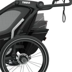 Thule Chariot Sport Bike Trailer 1 Seat Midnight Black 2023 -Cycling Craze 30401258976G Thule Chariot Sport1 Black on Black