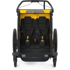 Thule Chariot Sport Bike Trailer 2 Seats Spectra Yellow 2023 -Cycling Craze 30401258979C Thule Chariot Sport2 SpectraYellow