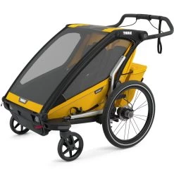 Thule Chariot Sport Bike Trailer 2 Seats Spectra Yellow 2023 -Cycling Craze 30401258979D Thule Chariot Sport2 SpectraYellow