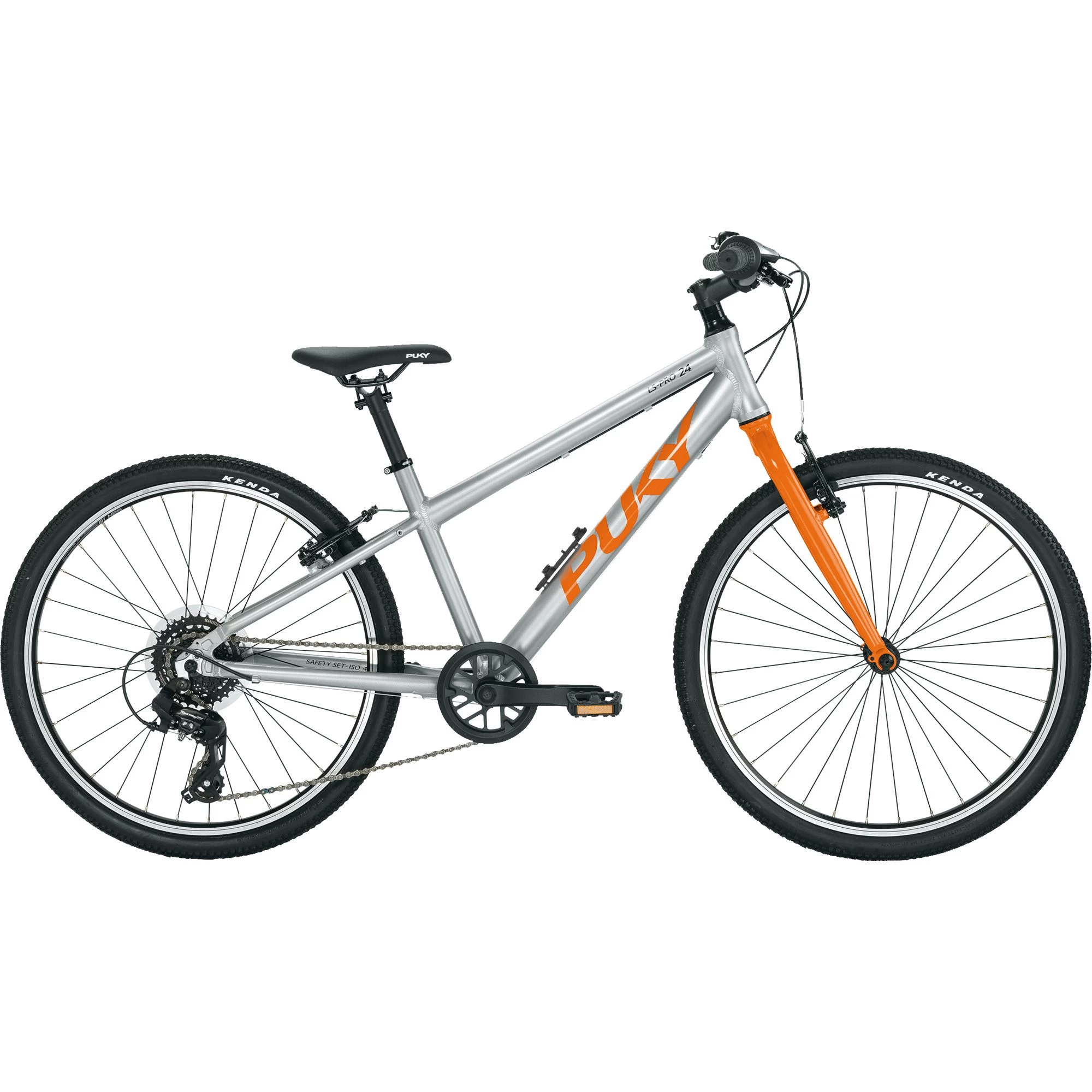 Puky LS-Pro 24-8 Alu Kids Bike Silver Orange 2023 1 Puky LS-Pro 24-8 Alu Kids Bike Silver Orange 2023
