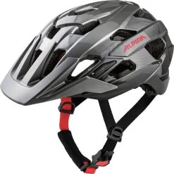 Alpina Anzana Mountainbike Helmet Darksilver Black Red Gloss