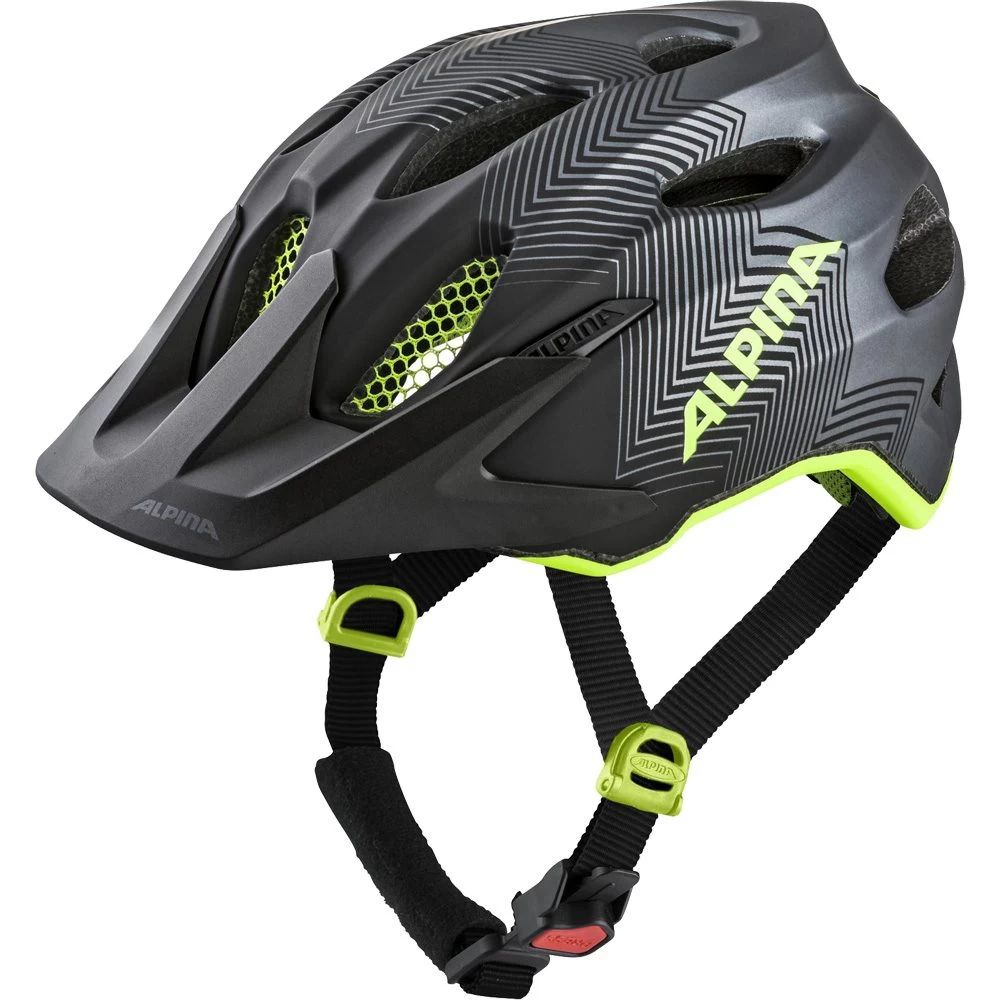 Alpina Carapax JR. Bike Helmet Kids Black Neon Yellow 1 Alpina Carapax JR. Bike Helmet Kids Black Neon Yellow