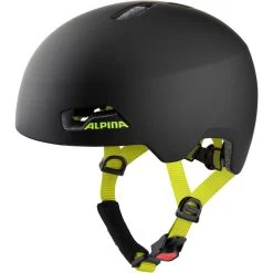 Alpina Hackney Bike Helmet Kids Black Neon Yellow Matt