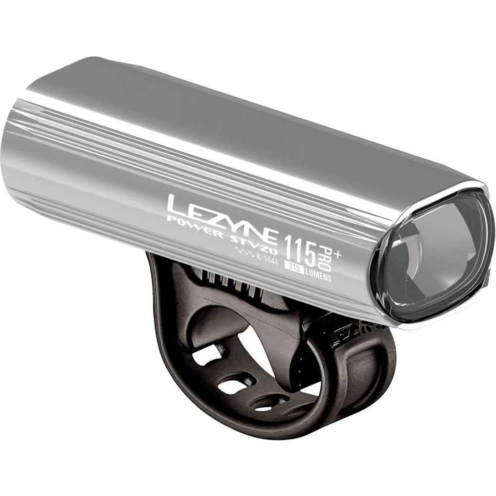 Lezyne Power Pro 115+ StVZO Front Light Silver 1 Lezyne Power Pro 115+ StVZO Front Light Silver