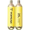 Topeak 25g CO2 Cartridges With Thread (Set Of 2)