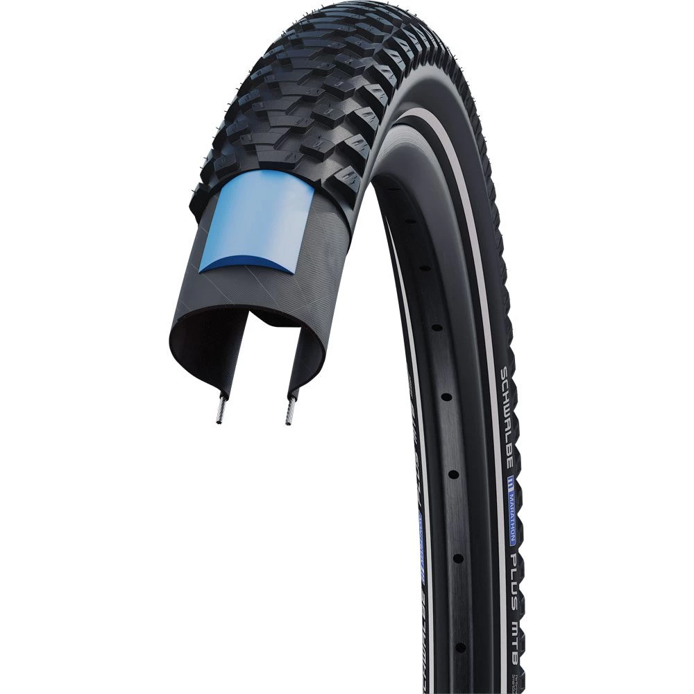 Schwalbe Marathon Plus MTB 54-584 Tire Black Reflex 1 Schwalbe Marathon Plus MTB 54-584 Tire Black Reflex