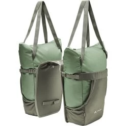 VAUDE TwinShopper 44l Bike Bag Willow Green