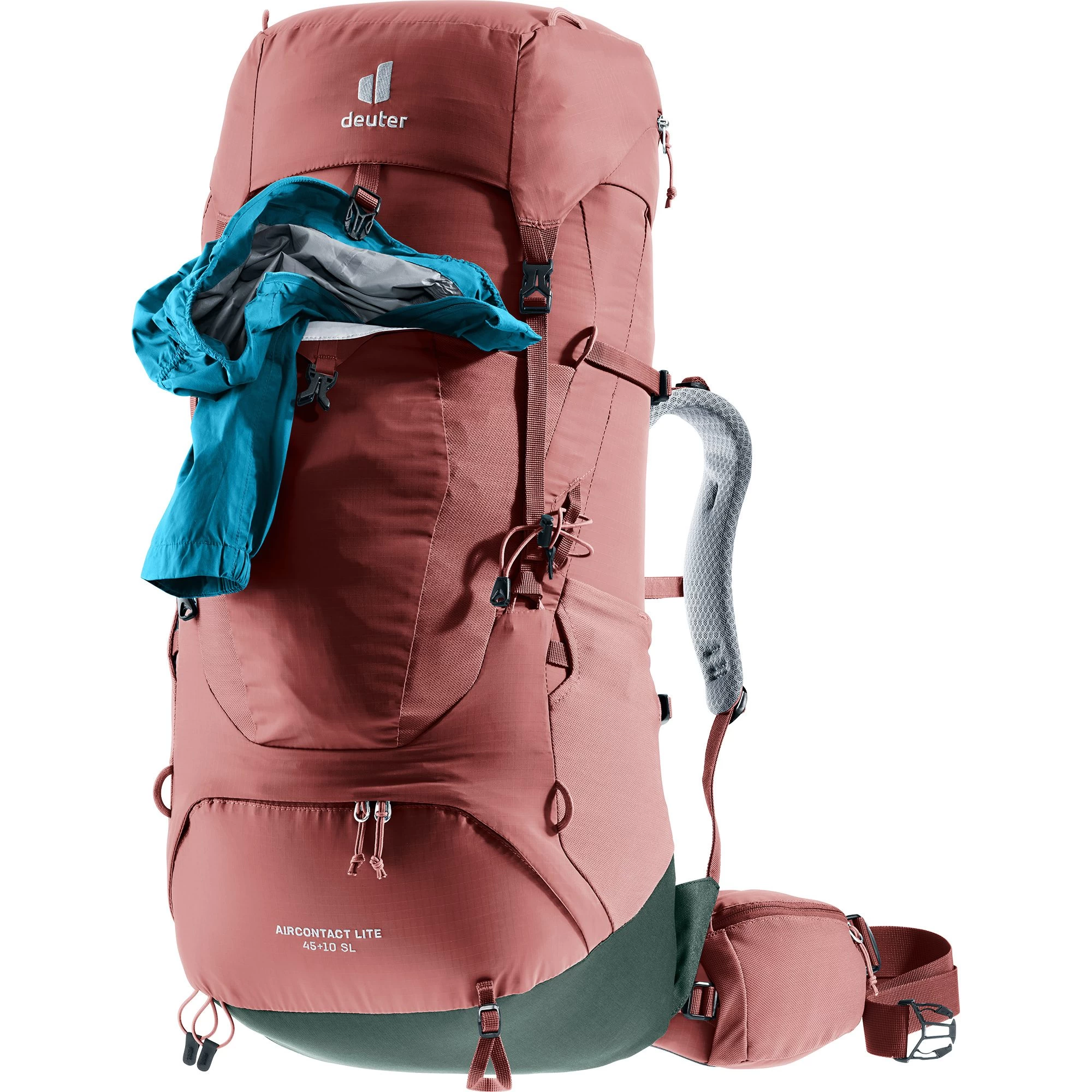 Deuter Aircontact Lite 45l + 10 SL Bike Backpack Women Caspia Ivy 2 Deuter Aircontact Lite 45l + 10 SL Bike Backpack Women Caspia Ivy - Image 2