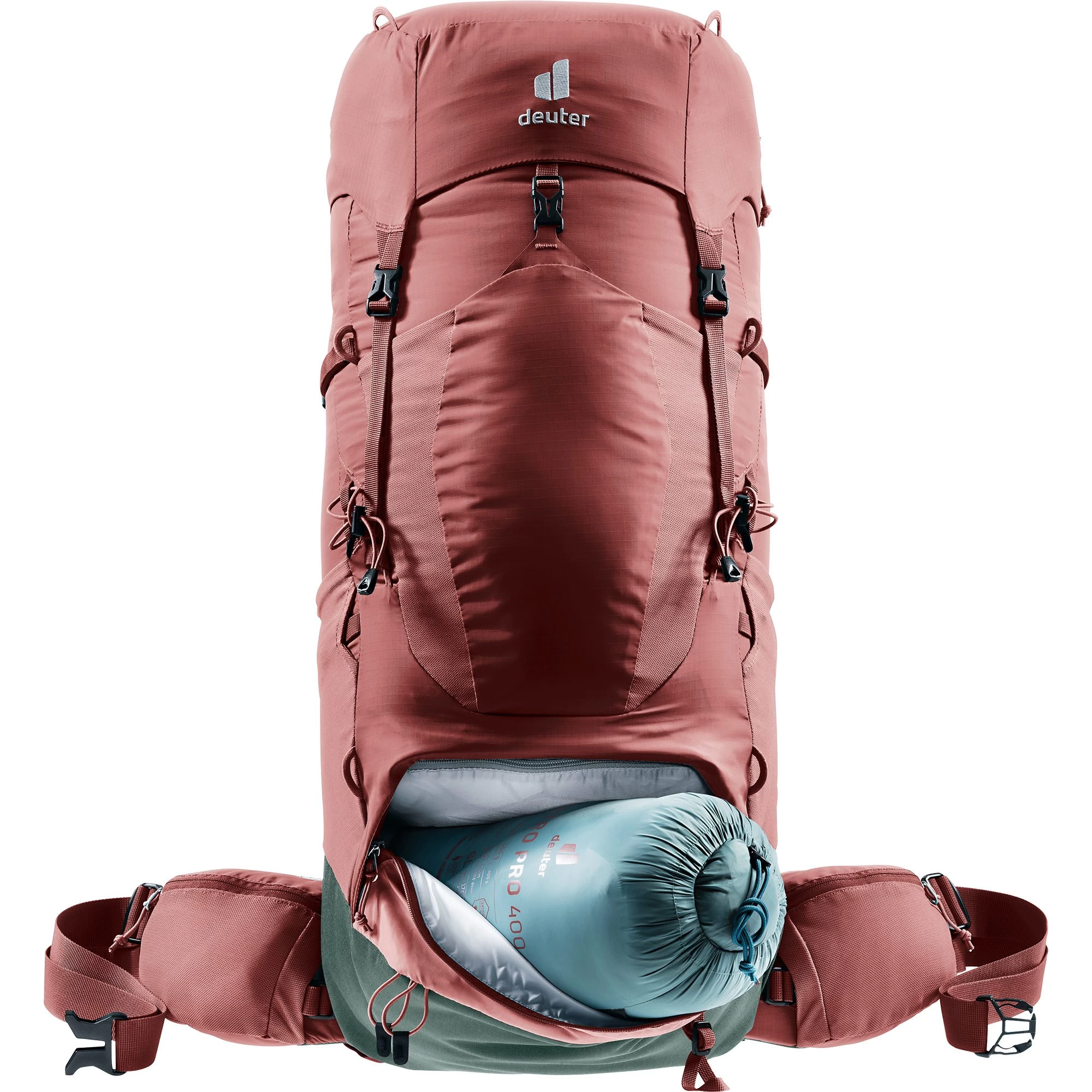 Deuter Aircontact Lite 45l + 10 SL Bike Backpack Women Caspia Ivy 3 Deuter Aircontact Lite 45l + 10 SL Bike Backpack Women Caspia Ivy - Image 3