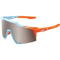 100% Speedcraft Tall Sun Glasses HiPER Mirrorsoft Tact Two Tone
