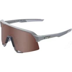 100% S3 HiPER Sun Glasses Soft Tact Stone Grey