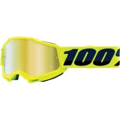 100% Accuri 2 Goggle Junior Fluo Yellow Mirror Lens